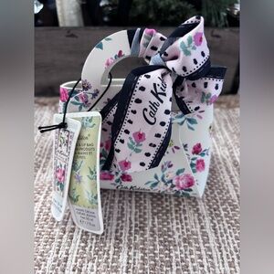 Cath Kidston Pink Floral Hand Cream& Lipgloss Cosmetics Bag Kit